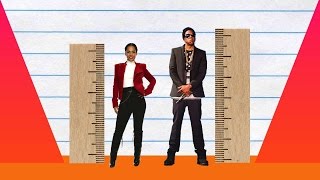 How Much Taller? - Alicia Keys vs Jay Z!