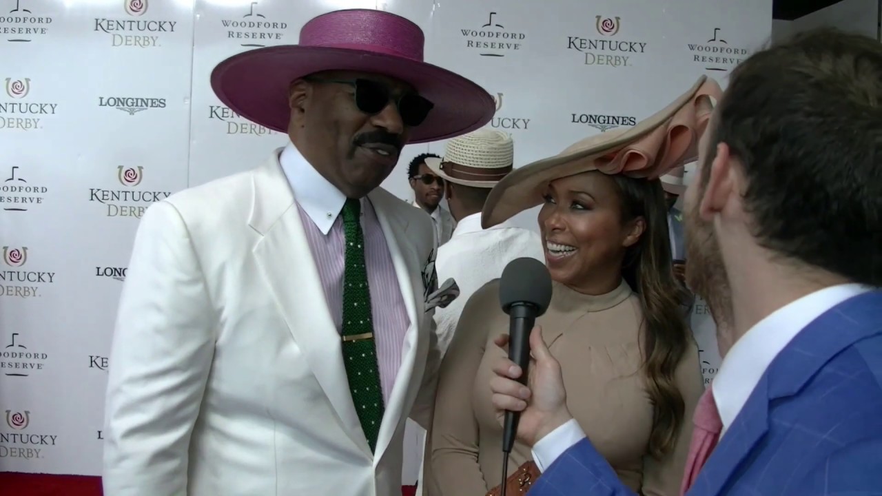 Steve Harvey at Kentucky Derby Red Carpet YouTube