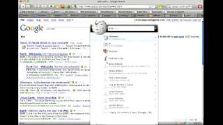 Demo of Google Quick Search Box