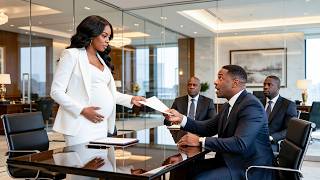 On Divorce Day, Billionaire’s Pregnant Wife Arrives Holding Secret Will He Loses Everything Minutes!
