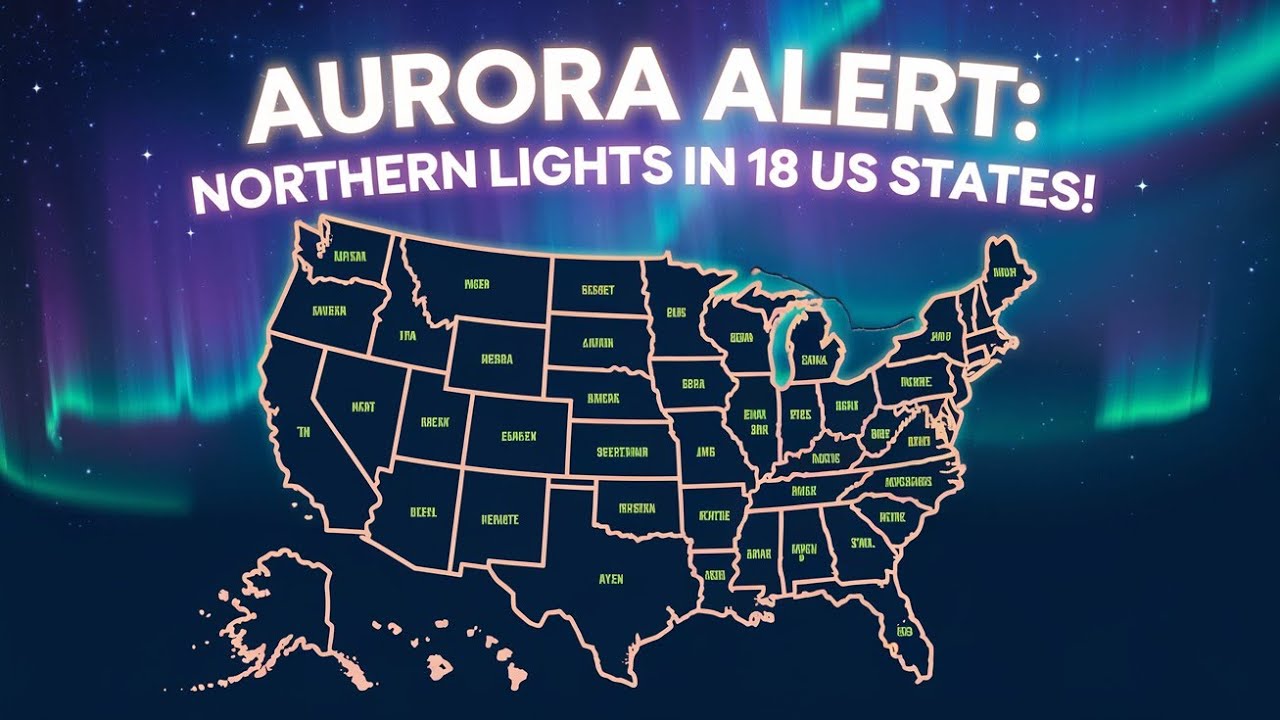 Aurora Alert: Northern Lights in 18 US States!