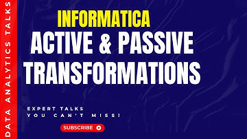 Active vs Passive Transformations | Informatica Power Center