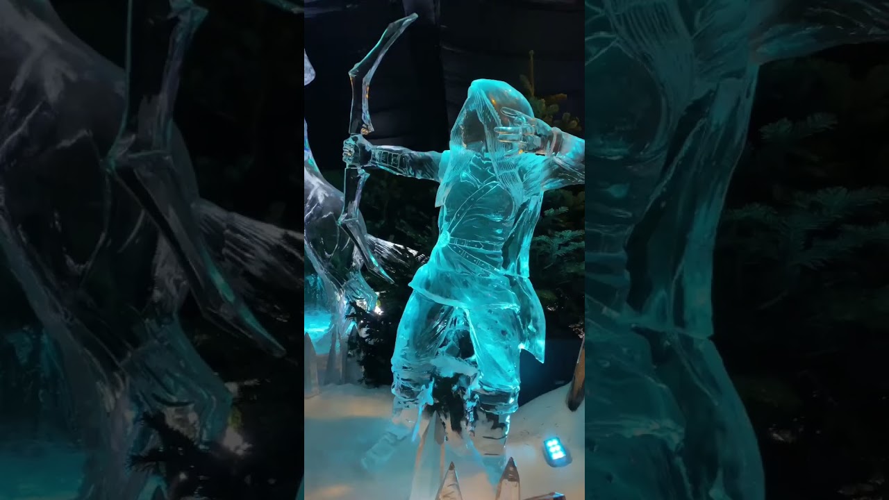 Top Attraction in Winter Wonderland! Magical Ice 🧊 Kingdom! 🥶 Hyde Park London UK 🇬🇧 