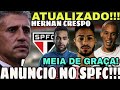 CRESPO FAZ ANÚNCIO!!! SPFC FECHA ACORDO COM AT MINEIRO; ALEX TEIXEIRA CHEGANDO? | NOVIDADES E +