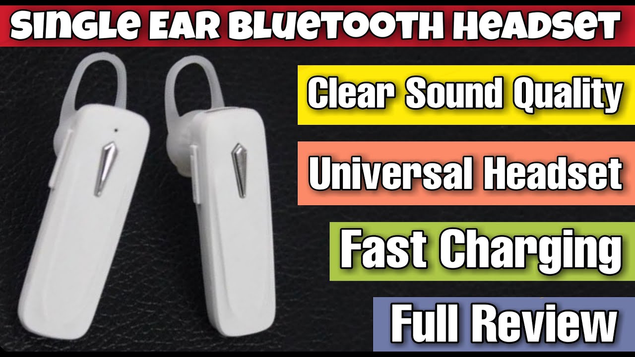 OUD Single Ear Bluetooth Headset With Amazing Sound Quality And Good Calling Quality Full