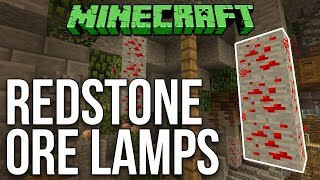 Minecraft Redstone Ore Lamps Always Lit Tutorial Youtube