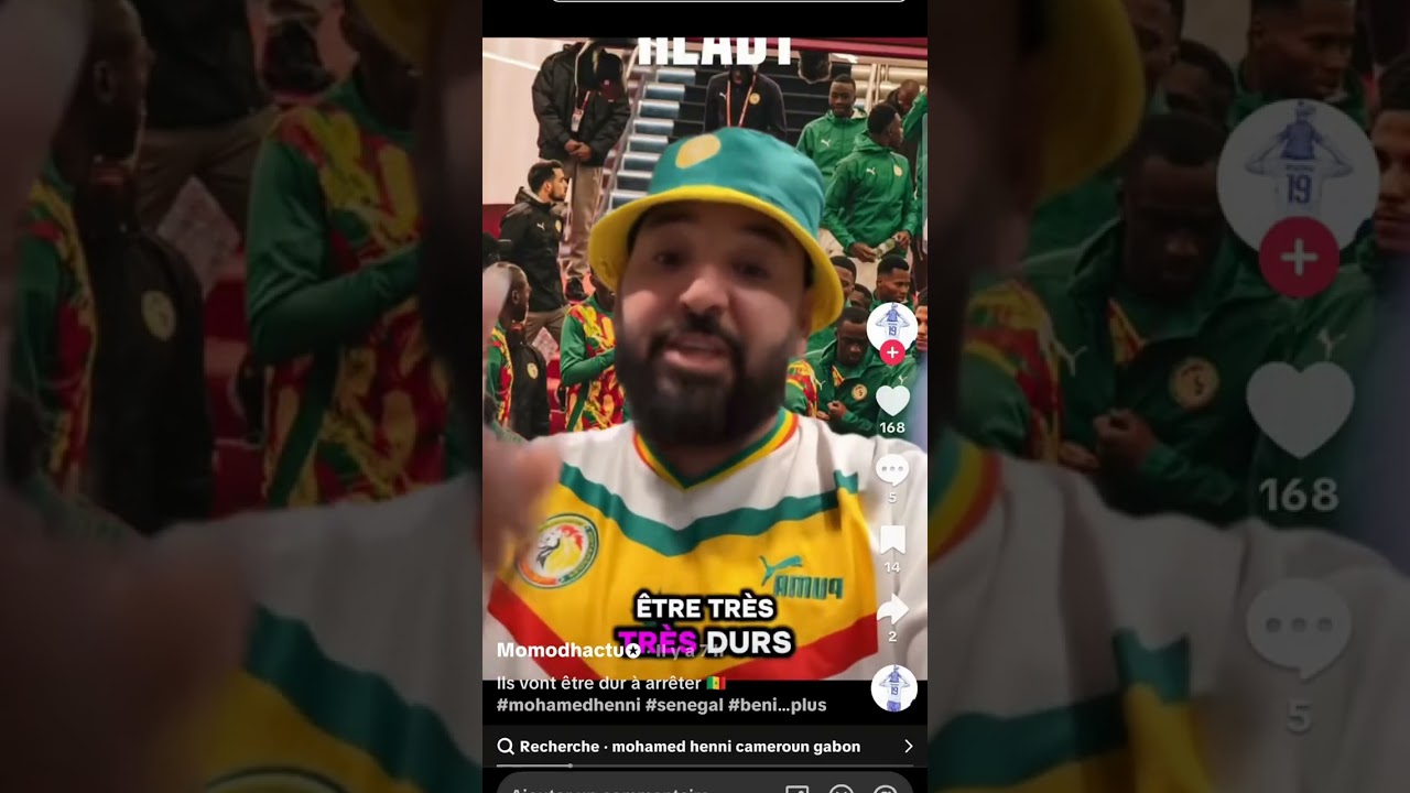 🔥 TikTok EN FEU : Bénin 🇧🇯 – Sénégal 🇸🇳 | Réactions des supporters 😱