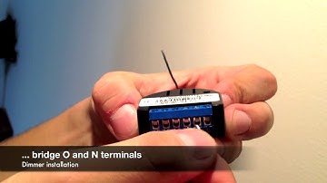 Dimmer installation FIBARO SYSTEM