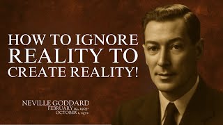 "HOW TO IGNORE REALITY, TO CREATE REALITY" | NEVILLE GODDARD | BEST MOTIVATIONAL SPEECH #motivation