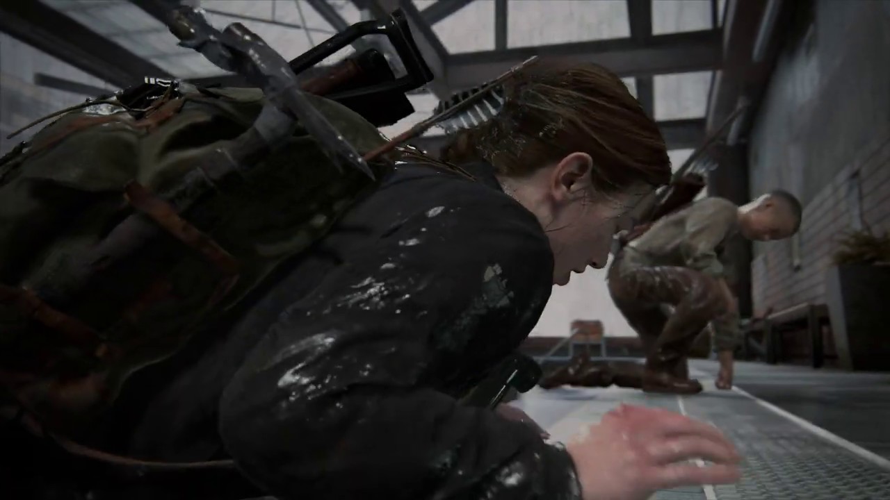 The Last of Us Part ll The Shortcut Abby and Lev Climb Out of Hotel
