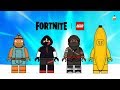 Drawing Lego Fortnite Skins | Drawing Peely, Ikonik, Fishstick, Ninja | #fortnite #LEGO