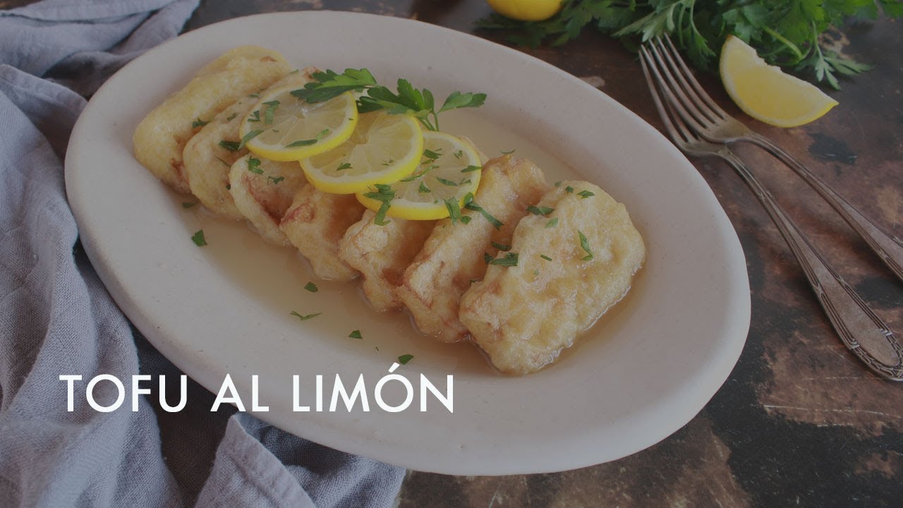 Tofu al limón