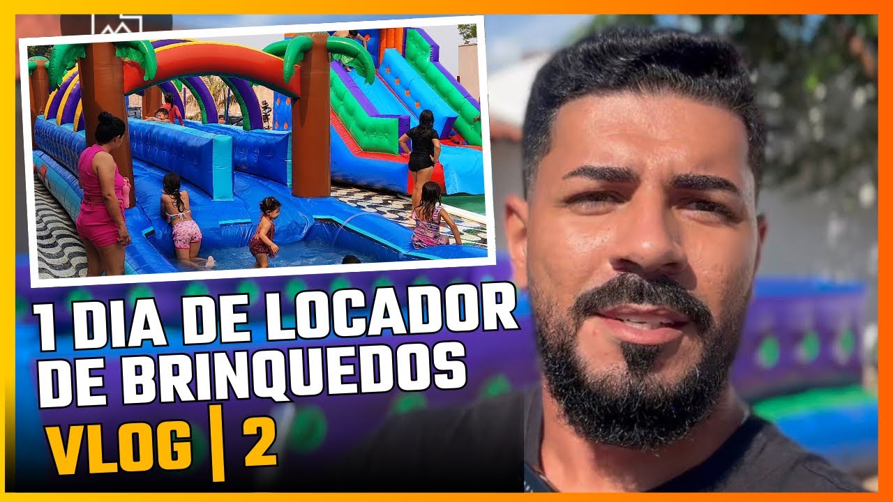 VLOG 2 | Um dia com a empresa de brinquedos infláveis