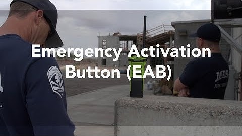VHF Radio Emergency Activation Button EAB