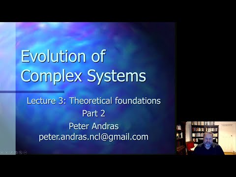 Náhľad videa: Evolution of Complex Systems - Video 7 (Lecture 3 Part 2)