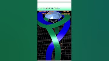 How to design the spiral Solitaire ring so easily, Rhino & Matrix.