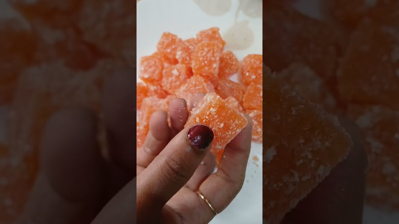 How to make gummy candy without gelatin & agar agar | jelly candy