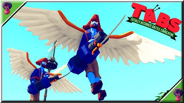 TABS - Angel Harpooner vs Every Unit (2/2) - Original Mods Spooky Faction Update