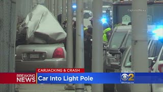 2 Carjacking Suspects Critically Injured In Crash During Police Chase