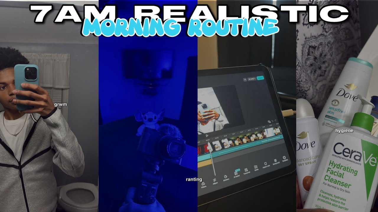 7AM Realistic Morning Routine | Ranting, Hygiene & GRWM