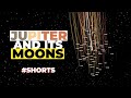 Jupiter And Its Moons Moving Through Space #shorts​