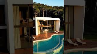 Drone view of modern villa #3darchitecture,#viralvideo,#housebuild,@ARTEDACASACURVA