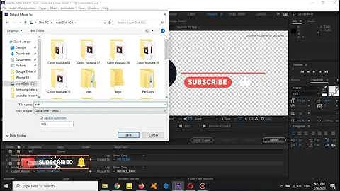 After Effects Tutorial: Youtube Subscribe Button Animation (Free Project) 2020