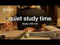 Study With Me | Quiet Study Time | Deep Focus (No Music) | 3 Hours | 1 Break
