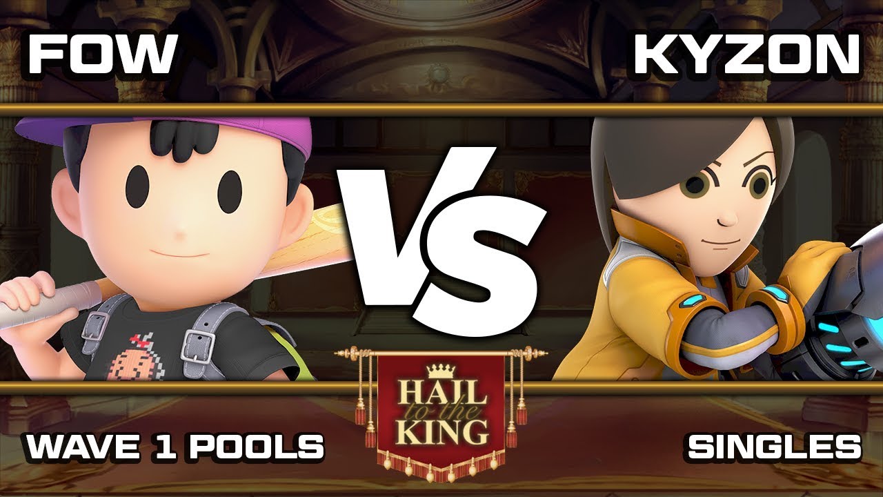 PSG Hail to the King: FOW (Ness) vs Kyzon (Mii Gunner/Ganondorf) - Wave 1 Pools