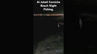 Al Jubail Corniche Beach Night Fishing.