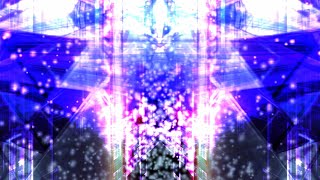 Abstract Digital Data Particles Rising in Purple Cyberspace 4K VJ Loop Motion Background