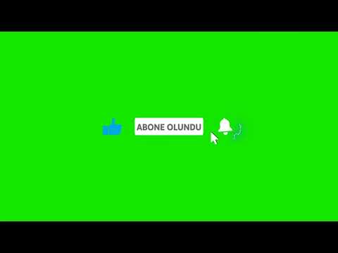 GREEN SCREEN ABONE OL ÜCRETSİZ ŞEKİLDE KULLAN! (Yıldırım Animasyonlu 2)