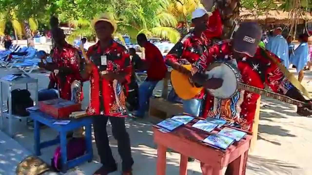A Haitian Band performs for cruise ship tourists at Labadee YouTube