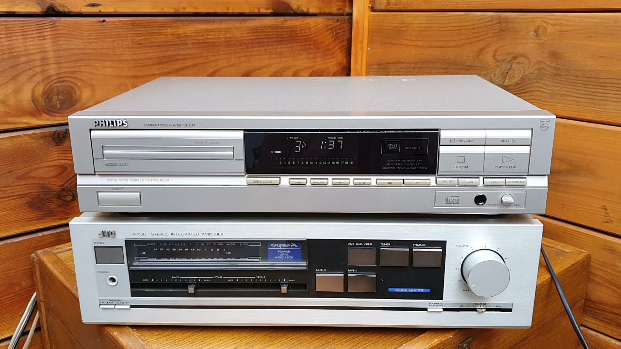 Philips CD614 Compact Disc Player with famous TDA DAC CHIP - Sound