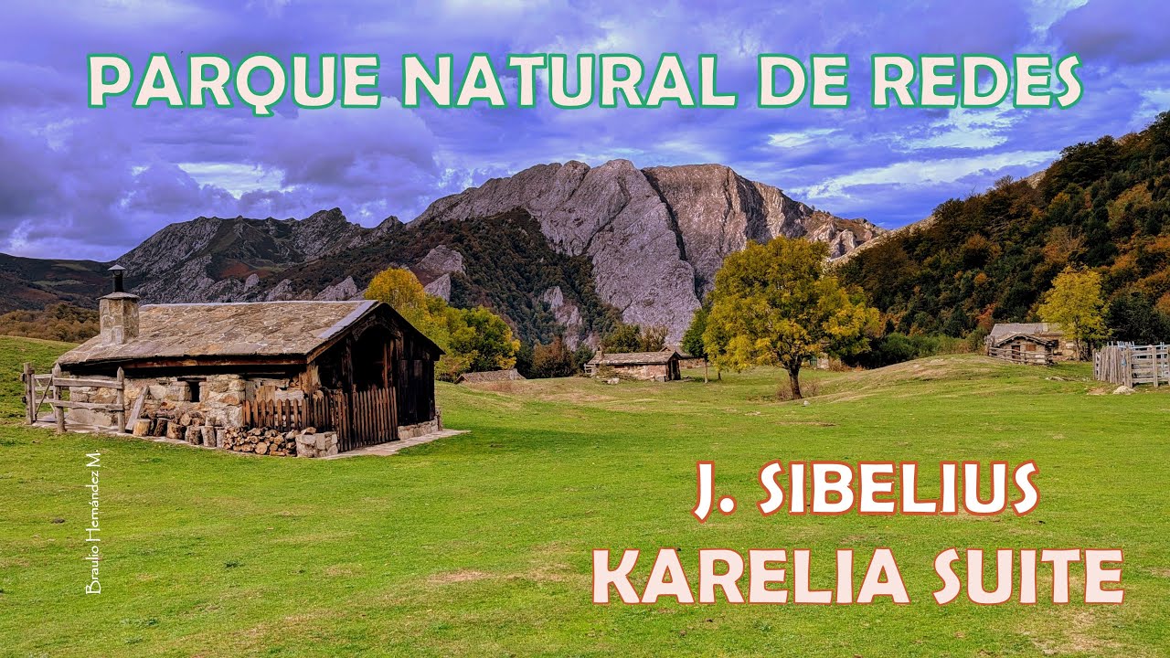 Asturias - Parque Natural de Redes en otoño: ruta Bezanes - Vega de BRAÑAGALLONES. 🎼🎻 Jean Sibelius 