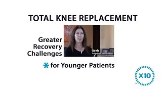 Greater Recovery Challenges for Younger Patients with Total Knee Replacement