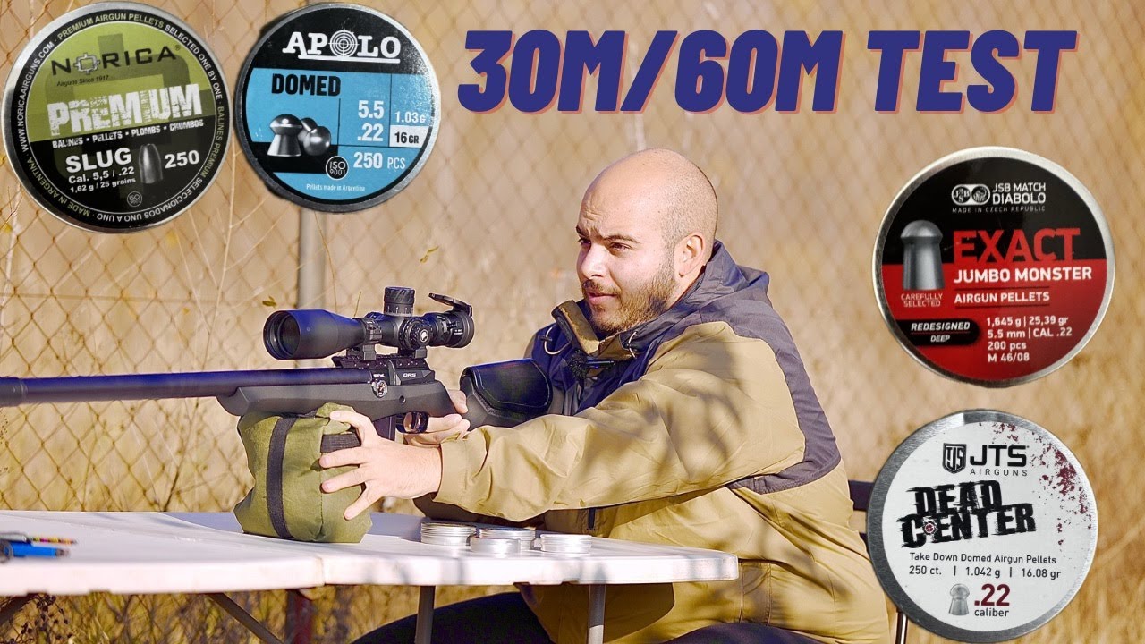 ⭐ FX DRS .22 a 30 y 60m | Comparativa REAL de Munición