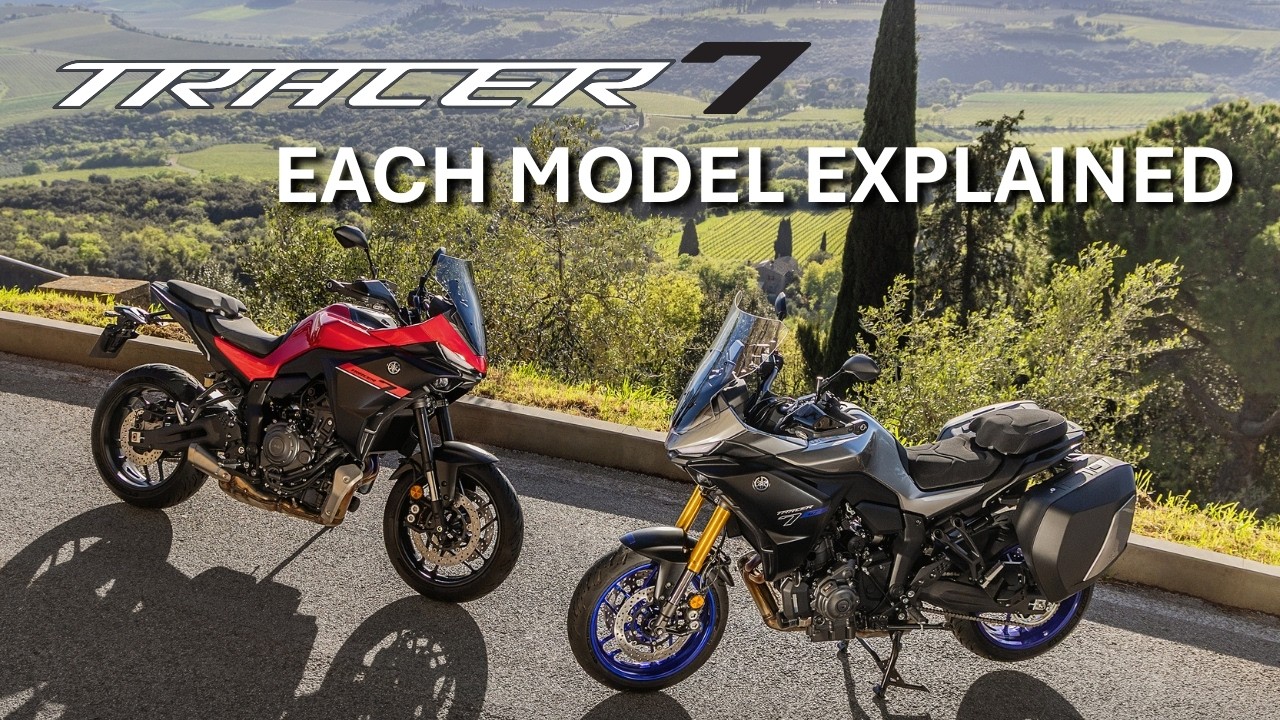 Модельный ряд Yamaha Tracer 7 2026 года: Standard, GT и Y-AMT.