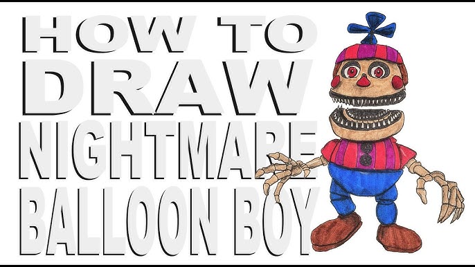 How To Draw Nightmare Fredbear From FNaF 4 Step By Step Video Lesson