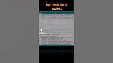Maker Feather AIOT S3 Neopixel #maker #esp32 #makerfeatheraiots3 #arduino #arduinoide #neopixel