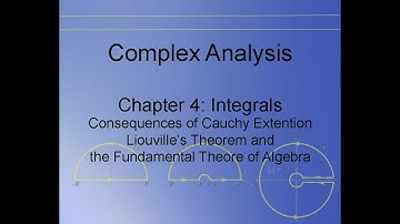 Complex Analysis Chapter 4.52 & 4.53 Cauchy Integral Formula, Liouville, Fund Theorem of Algebra