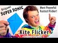 Origami Super Sonic Kite Flicker by Jeremy Shafer