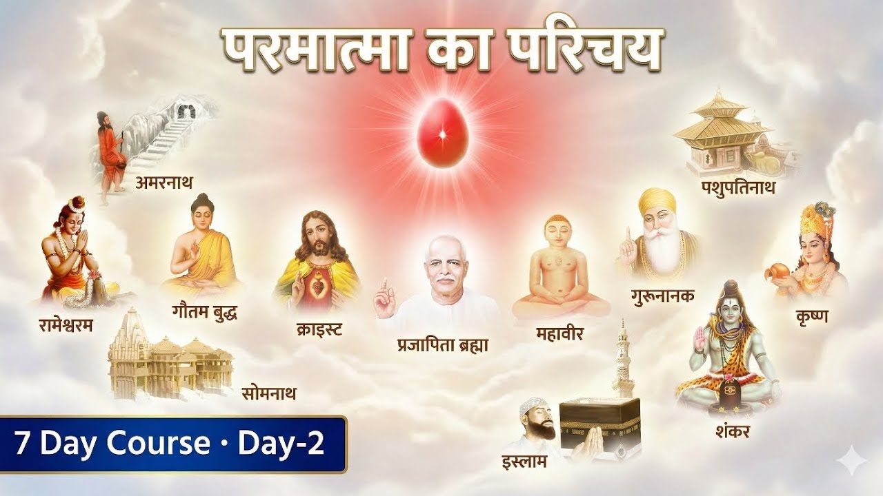 परमात्मा का परिचय। साप्ताहिक कोर्स । paramaatma ka parichy @parivartan.Sangamyug 