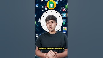 How to separate every sheet in Google sheets automatically! #googleworkspace #googlespreadsheet