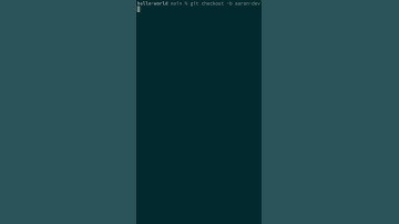 Git: Branch (Shorthand) - OKC WebDevs #Shorts
