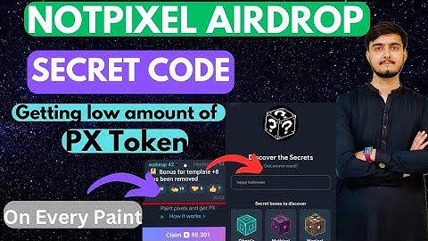 not pixel Airdrop | NOTPIXEL Secret Task | Problem Solution of not getting Points