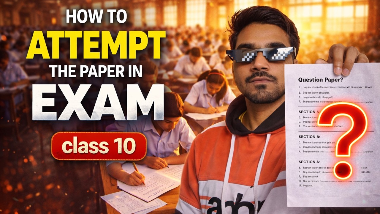 Stop Writing Exams Like This ❌ (Class 10 Guide) / How to attempt boards exam QUESTION PAPER
