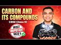 Carbon &amp; Its Compounds MCQs 😱 | Top 30 Board Questions | Class 10 Science