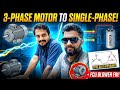 3-Phase Motor ko Single Phase mein Capacitor ke saath kaise chalayein? FCU Blower Fix Guide practica