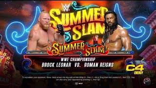 😱WWE BROCK LESNAR VS ROMAN REIGNS 😱 | WWE CHAMPIONSHIP 🏆 FULL VIDEO LATEST MATCH 2024